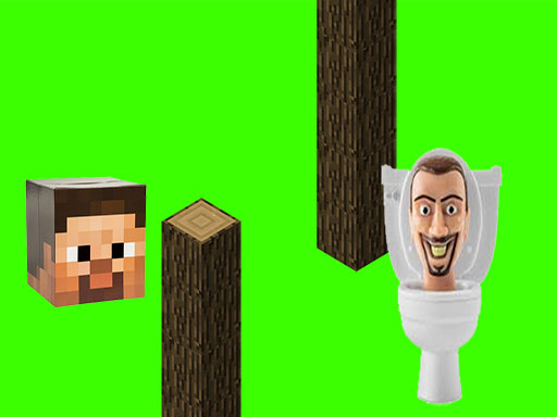 Read more about the article Spinning Skibidi Toilet Flappy Minecraft